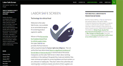 Desktop Screenshot of laborsafescreen.com